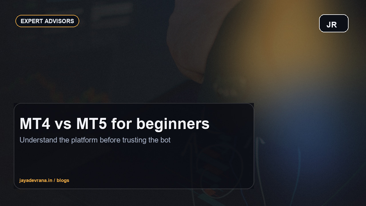 MT4 vs MT5 expert advisor beginner guide cover