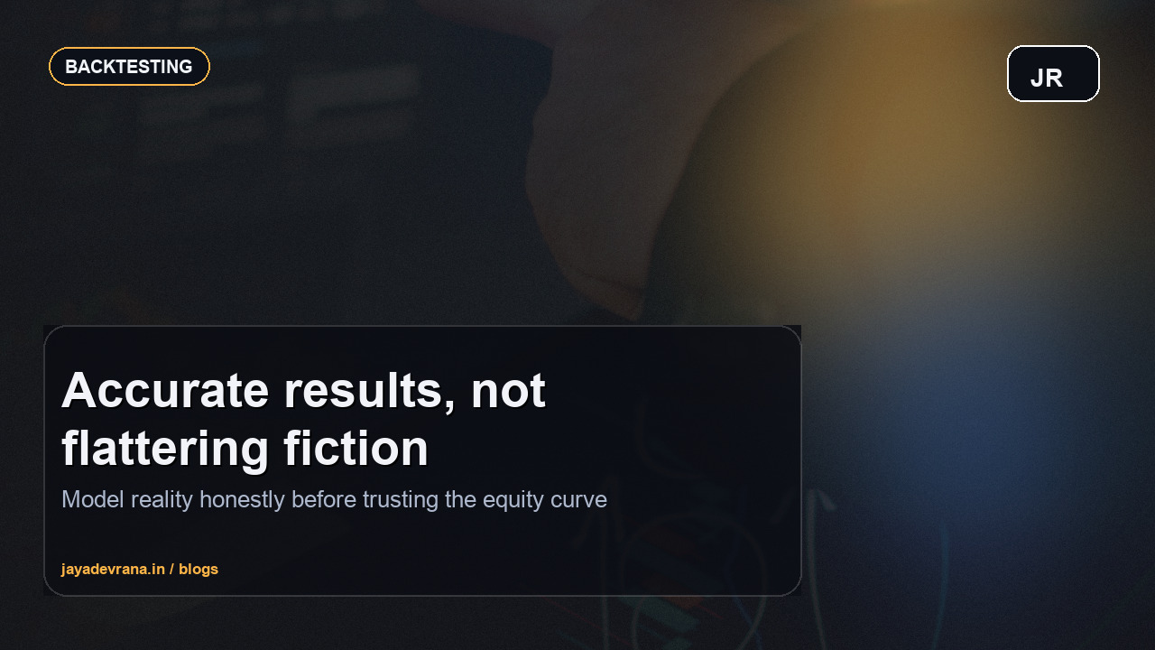 Backtesting accuracy concept for a Pine Script guide