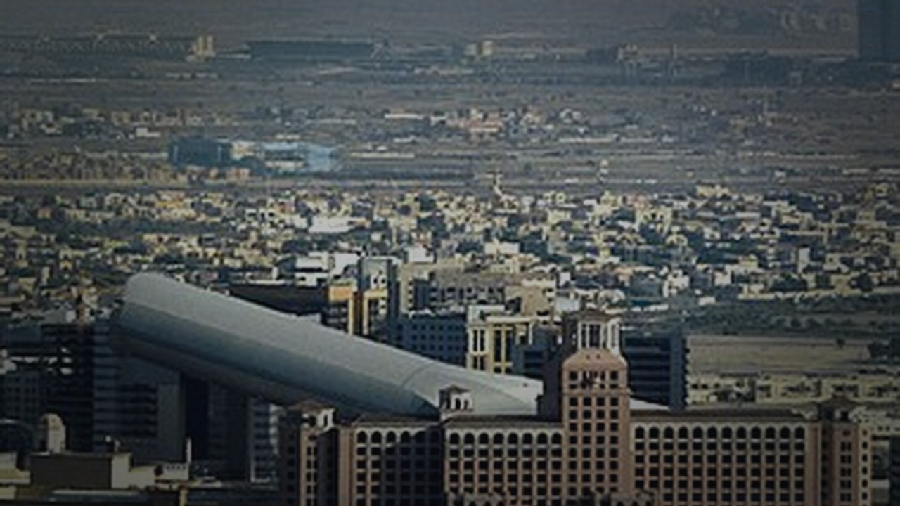 Al Barsha Dubai themed strategy Pine Script service cover with dark market visuals