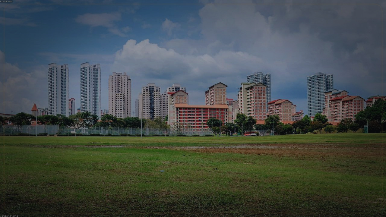 Bishan Singapore themed Pine Script service cover with dark market grading