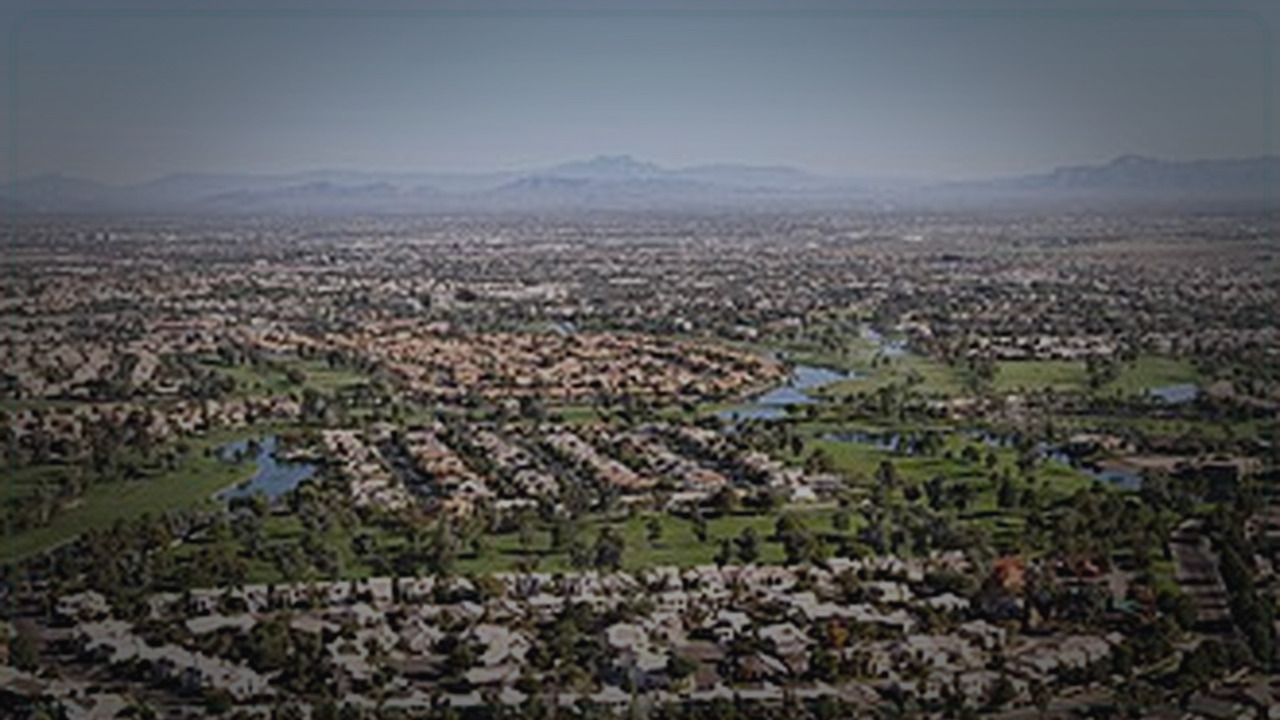 Chandler skyline themed Pine Script service cover with dark market grading