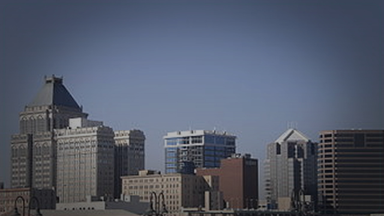 Greensboro skyline themed Pine Script service cover with dark market grading