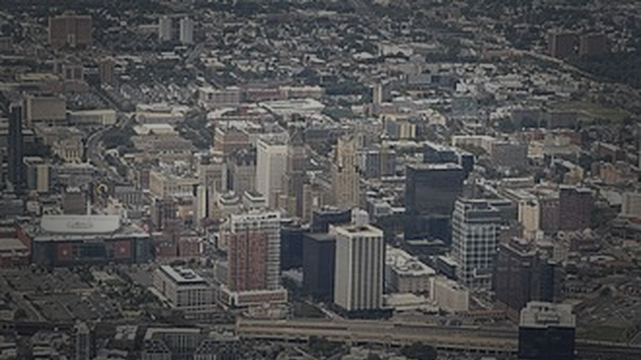 Newark skyline themed Pine Script service cover with dark market grading