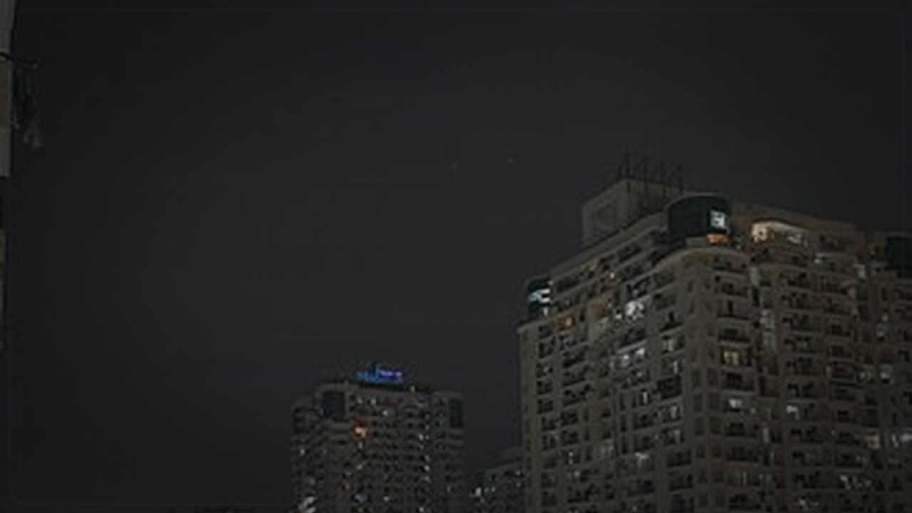 Noida India skyline themed Pine Script service cover with dark market grading