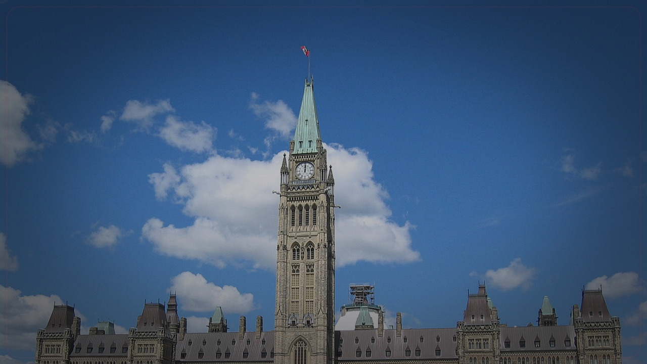 Ottawa themed Pine Script consultant cover with dark trading visuals