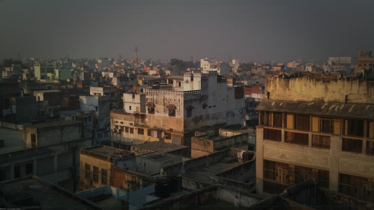 Varanasi India skyline themed Pine Script service cover with dark market grading