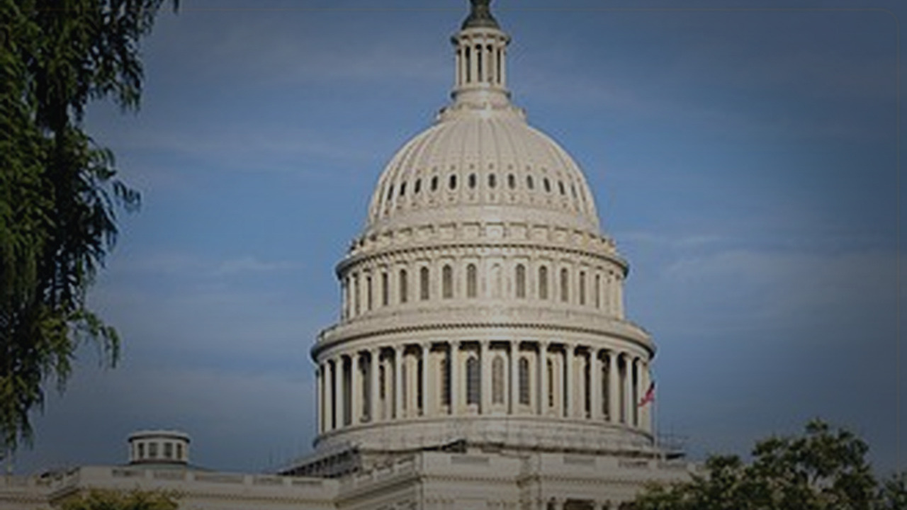 Washington, DC skyline themed Pine Script service cover with dark market grading