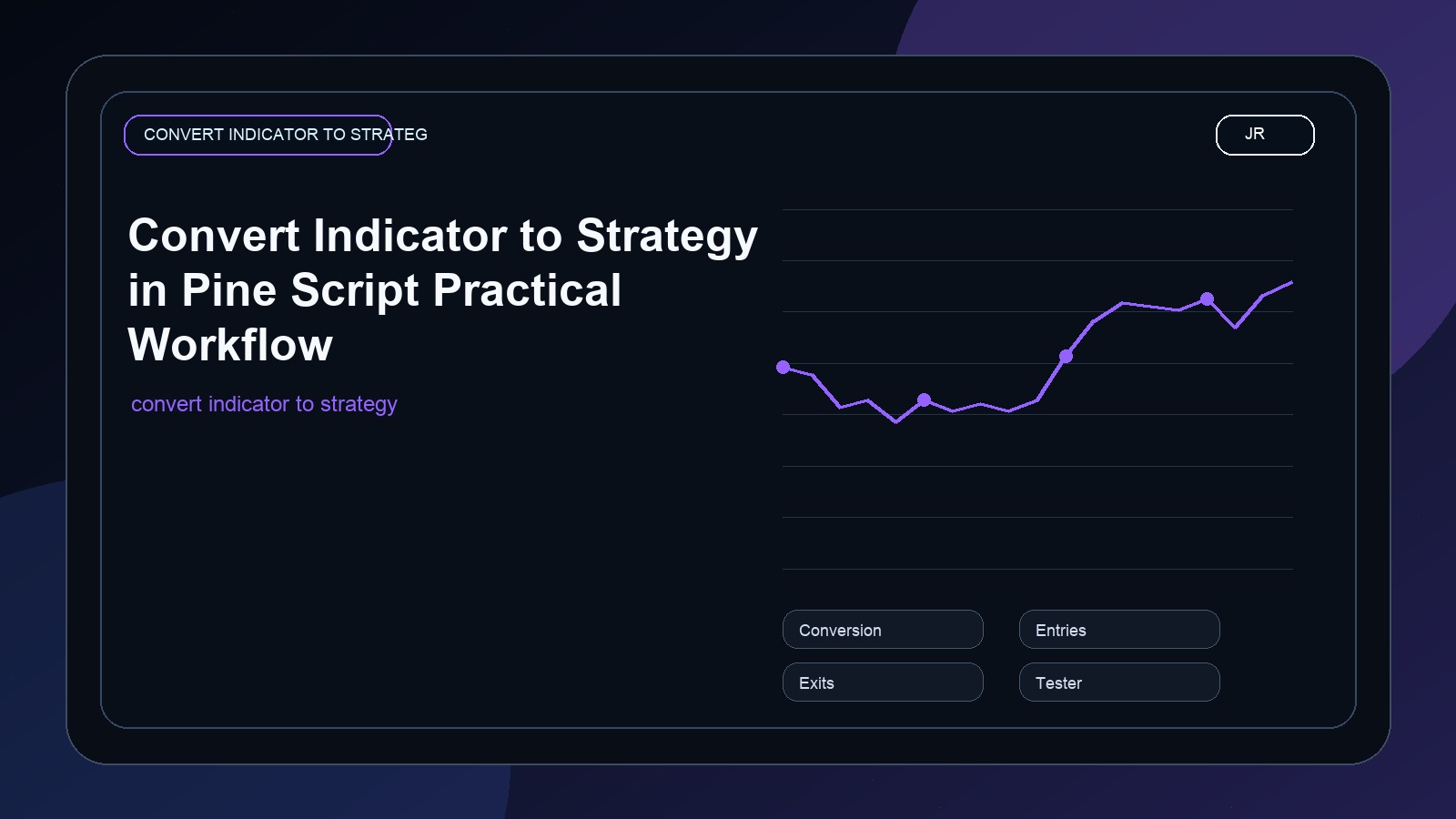 Convert Indicator to Strategy in Pine Script: Jayadev Rana Practical Workflow cover image