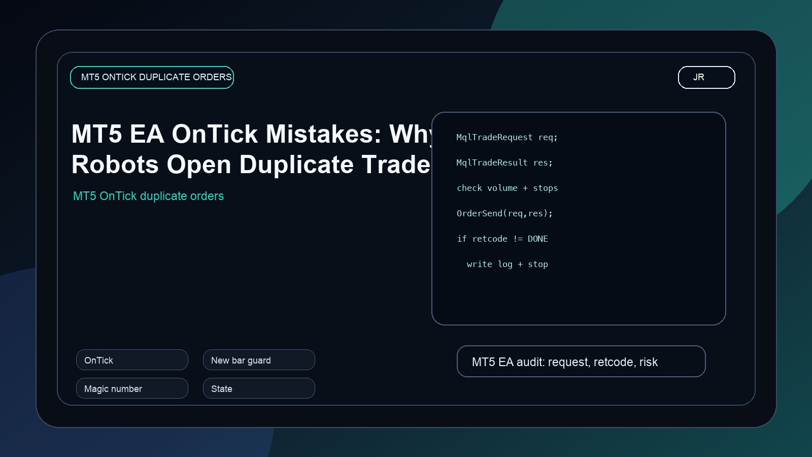 MT5 EA OnTick Mistakes: Why Robots Open Duplicate Trades cover image
