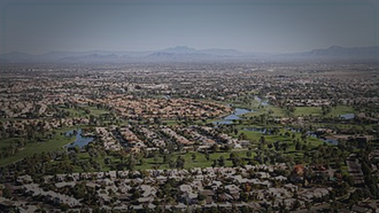 Chandler skyline themed Pine Script service cover with dark market grading