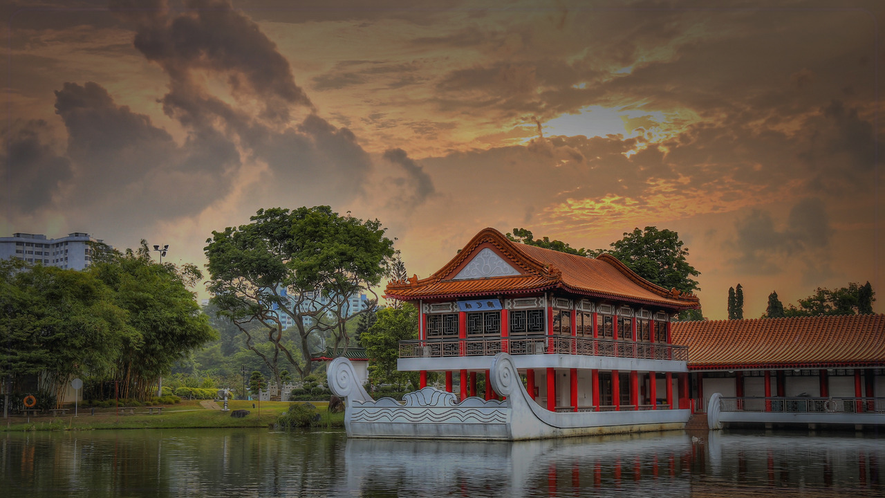 Jurong East Singapore themed Pine Script service cover with dark market grading