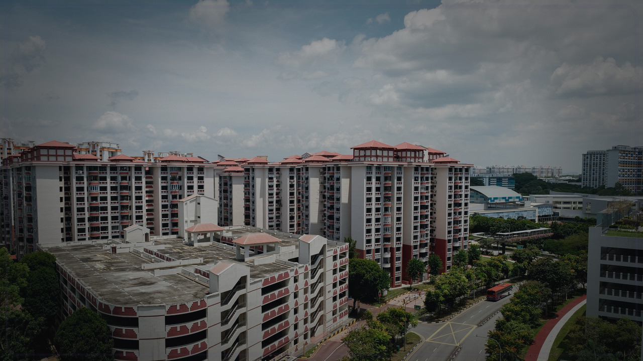 Jurong West Singapore themed Pine Script service cover with dark market grading