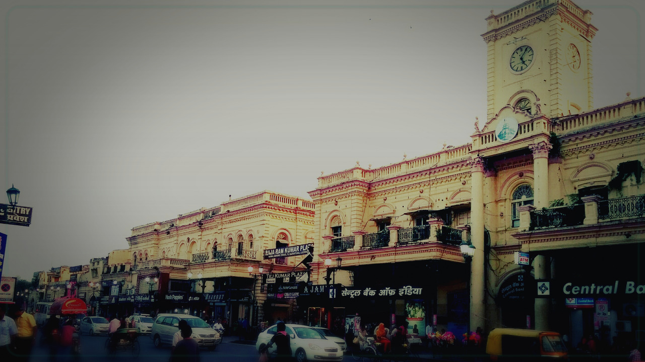 Lucknow India skyline themed Pine Script service cover with dark market grading