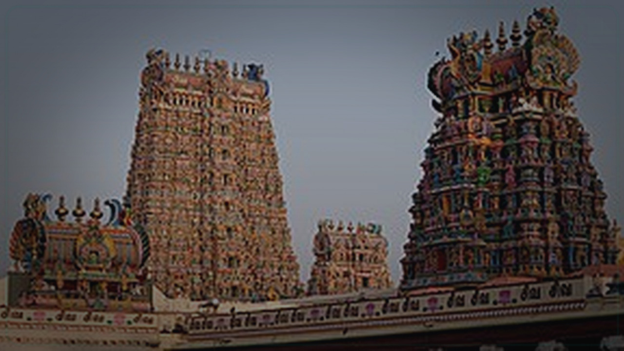 Madurai India skyline themed Pine Script service cover with dark market grading