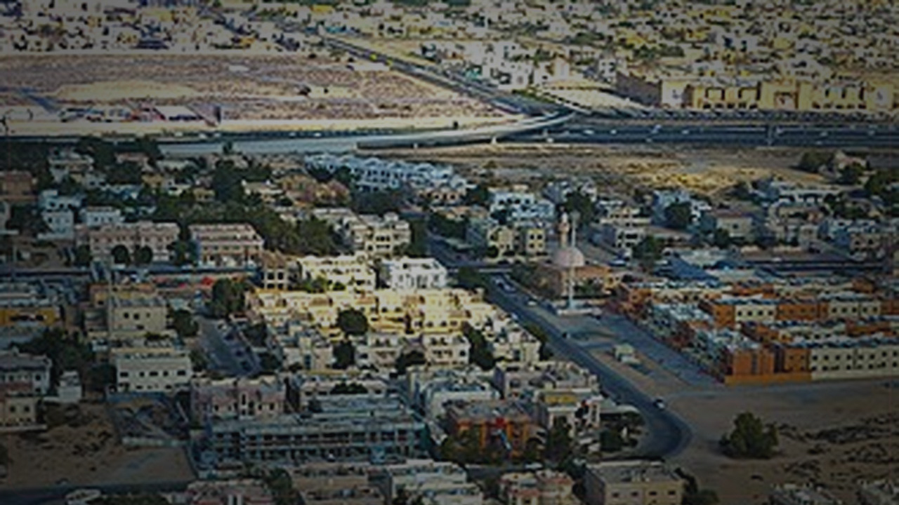 Mirdif Dubai themed custom Pine Script and alerts service cover with dark visuals