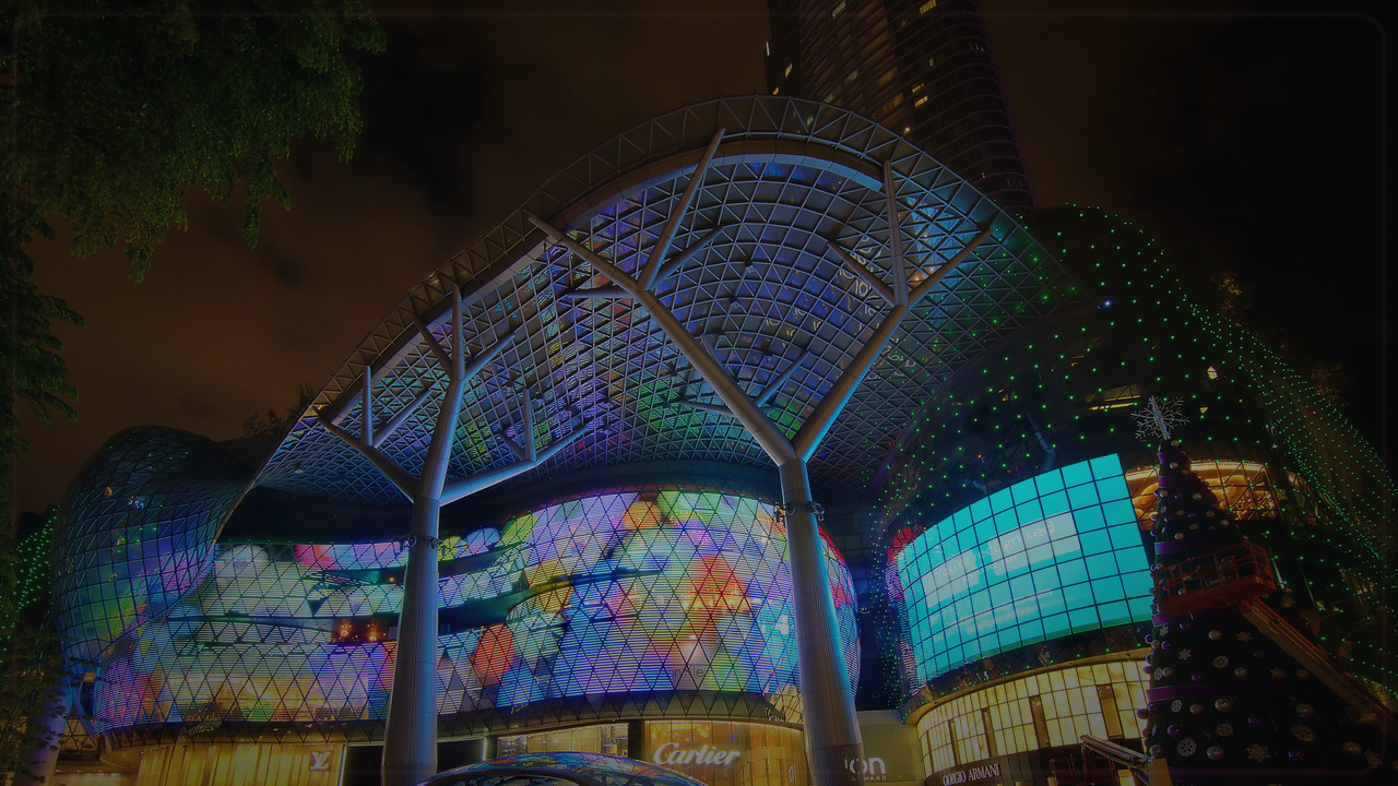 Orchard Singapore themed Pine Script service cover with dark market grading