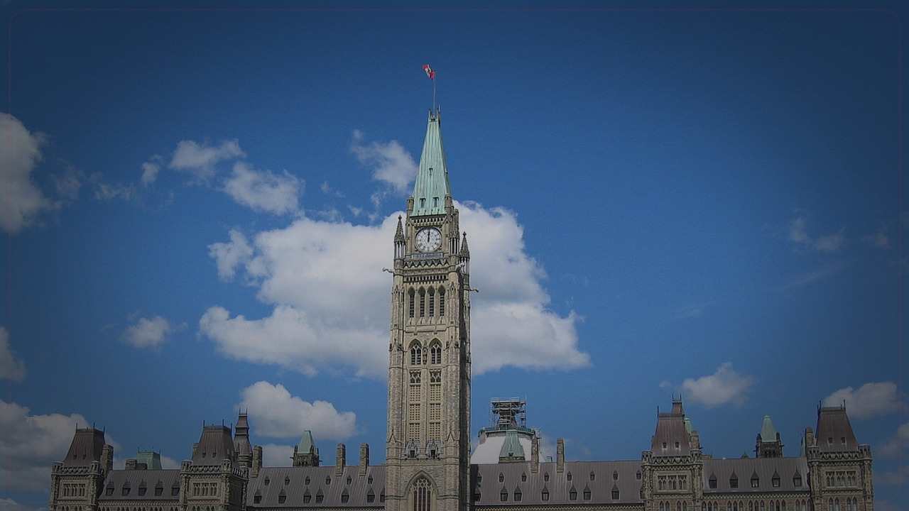 Ottawa themed Pine Script consultant cover with dark trading visuals