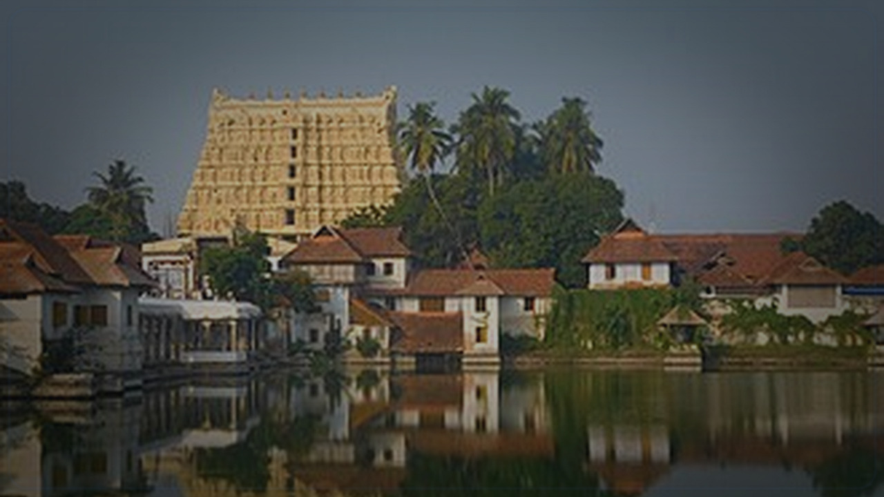 Thiruvananthapuram India skyline themed Pine Script service cover with dark market grading