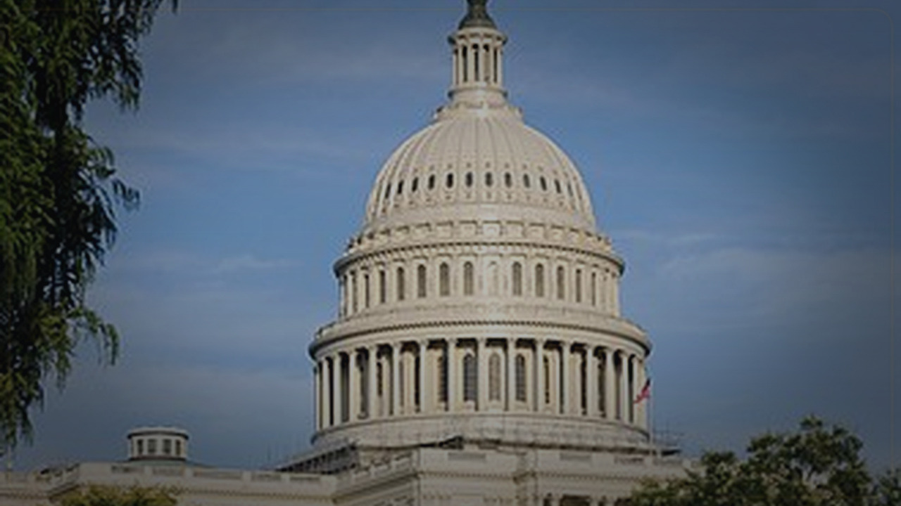 Washington, DC skyline themed Pine Script service cover with dark market grading