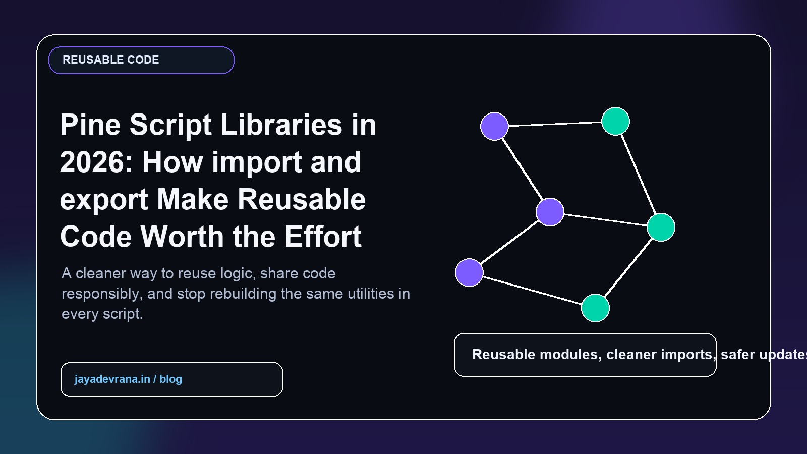Pine Script libraries in 2026 article cover